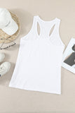 Scoop Neck Basic Solid Tank Top