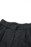 Casual Pocketed High Waist Bermuda Shorts