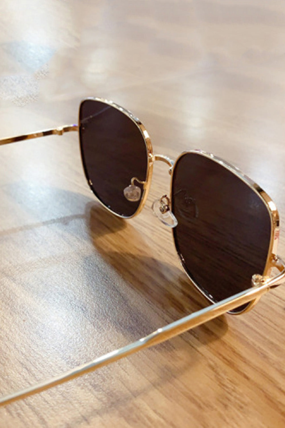 Square Metal Frame Sunglasses