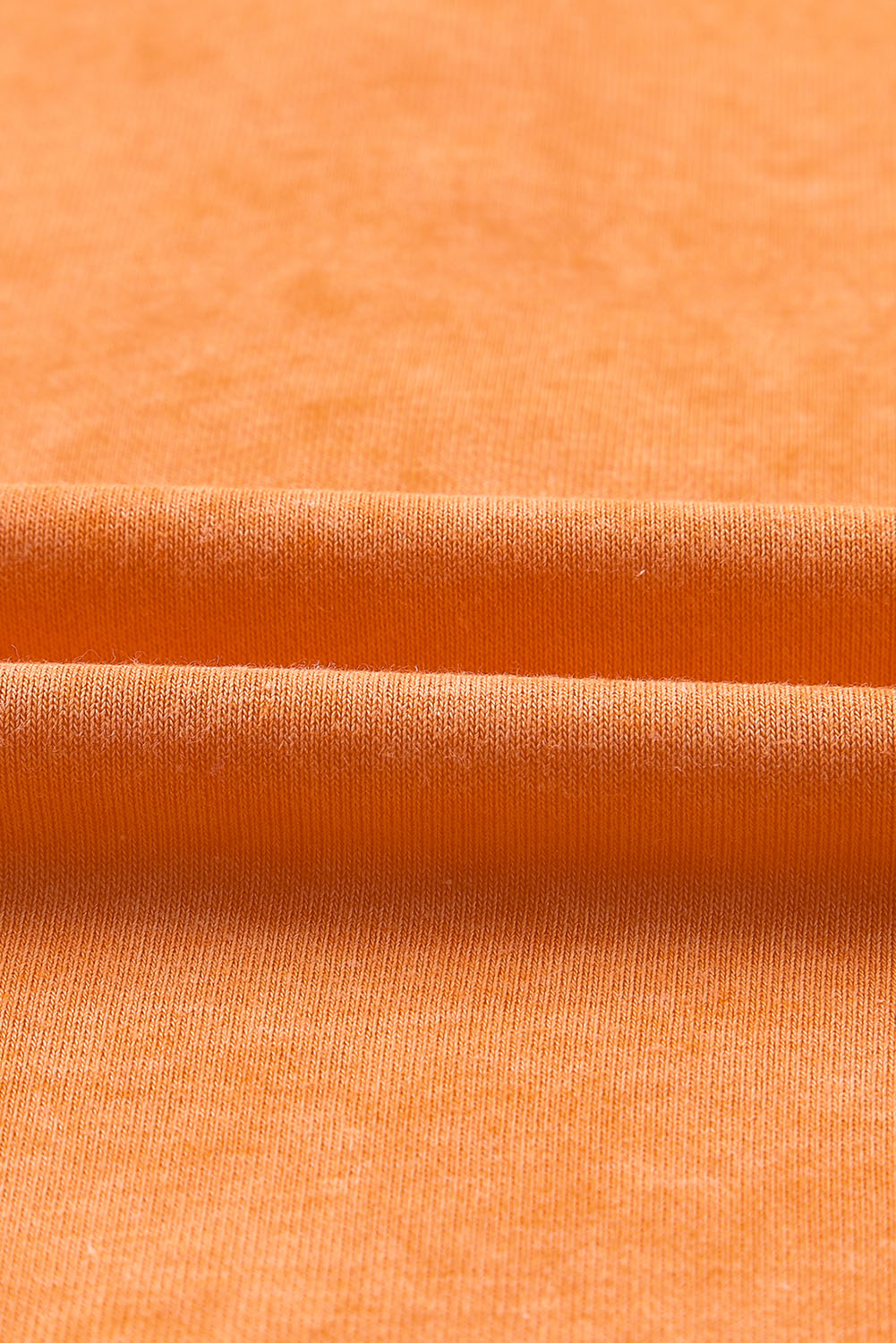 Sweat ample boutonné orange à demi-patte de boutonnage 