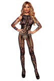 Lace Fishnet Sleeveless Body Stockings