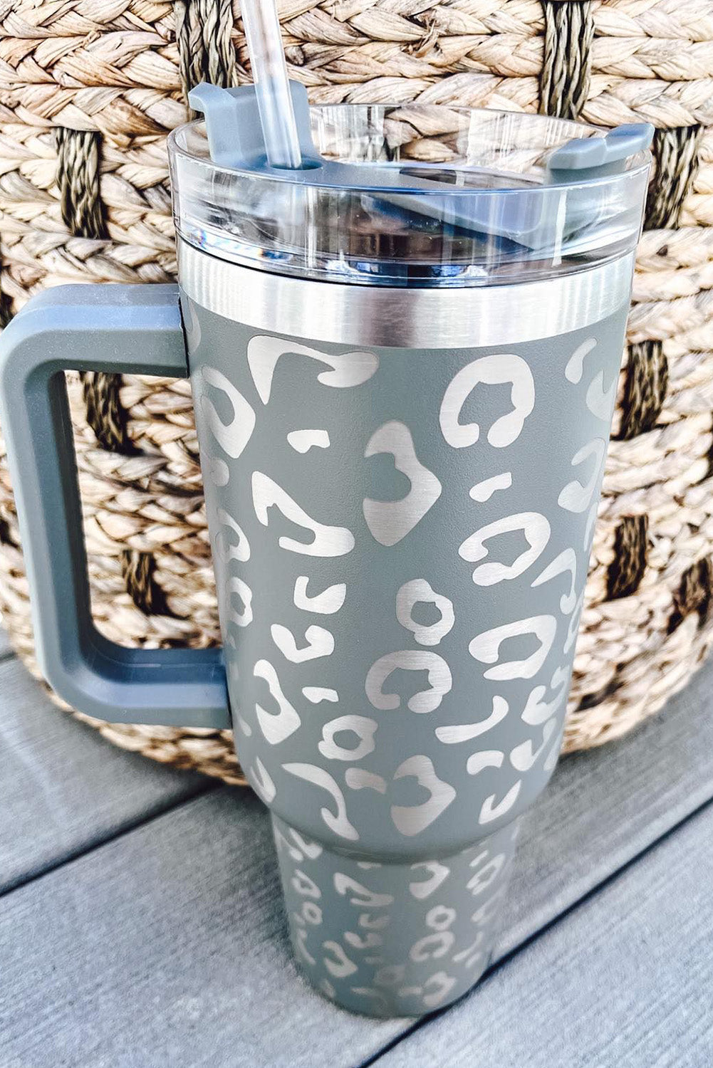 Leopard Spotted 304 Stainless Double Insulated Cup 40oz