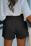 Cotton Blend Pocketed Knit Shorts