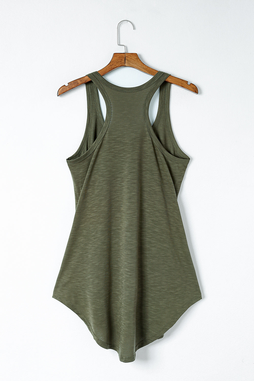 U Neck Racer Back Soft Tank Dress