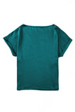 Solid Color Short Sleeve T Shirt