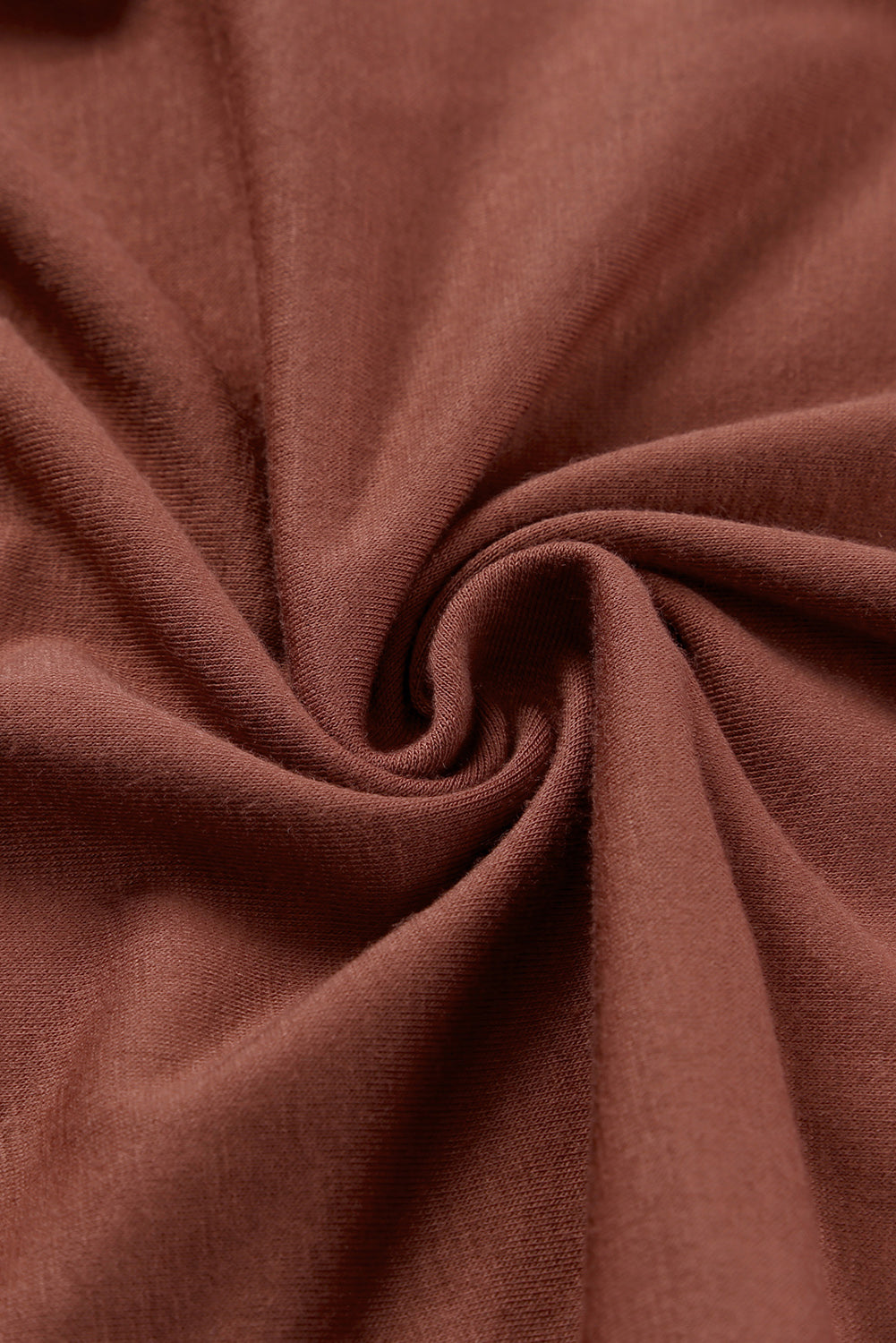 Robe moulante plissée sans manches marron