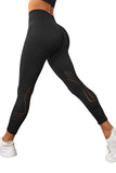 Hollow Out Seamless High Waist Yoga Pants