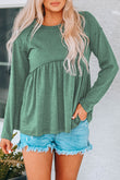 Long Sleeve Babydoll Top