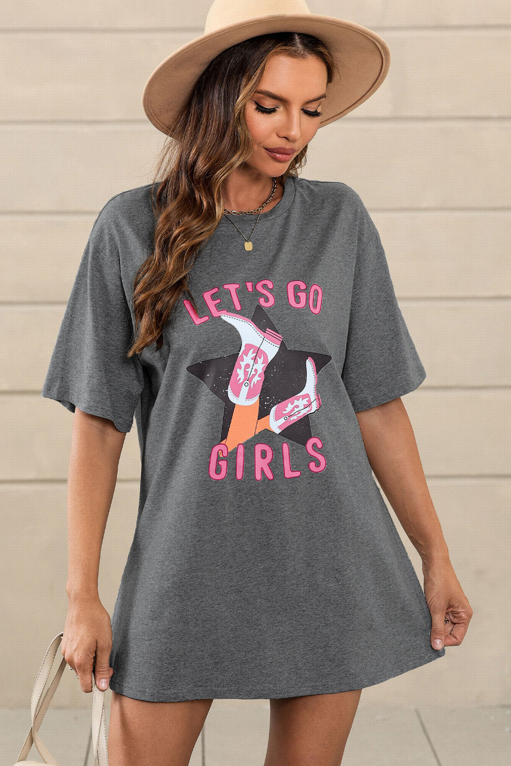 Lets Go Girls Western Graphic Tee