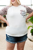 Plus Size Double Pocket Top