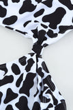 Cow Animal Print One-piece Swimsuit