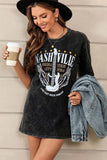 Mineral Wash NASHVILLE Vintage Graphic T Shirt