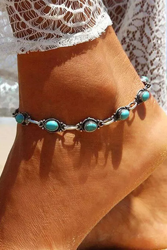 Bohemian Turquoise Casual Anklet