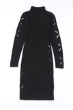 Cut Out Long Sleeve Bodycon Sweater Dress