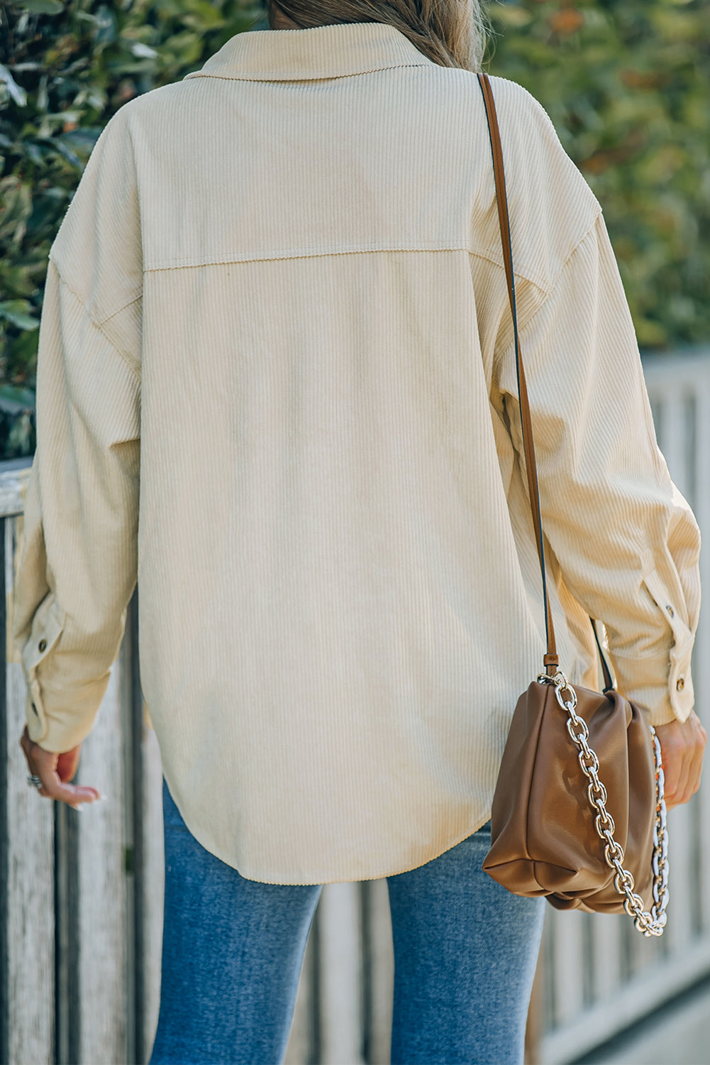 Corduroy Button Pocket Shirt