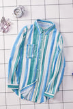 Sweet Enough Striped Button Up Top