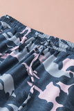 Plus Size Camo Knit Jogger Pants