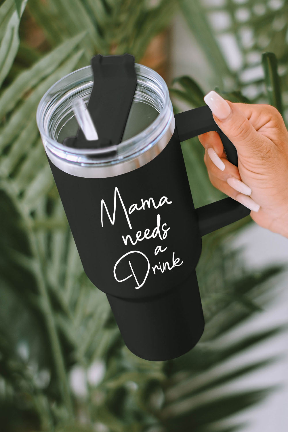 Mama Needs A Drink Stainless Steel Portable Cup 40oz