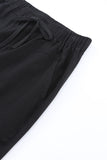 High Waist Drawstring Pocketed Pants