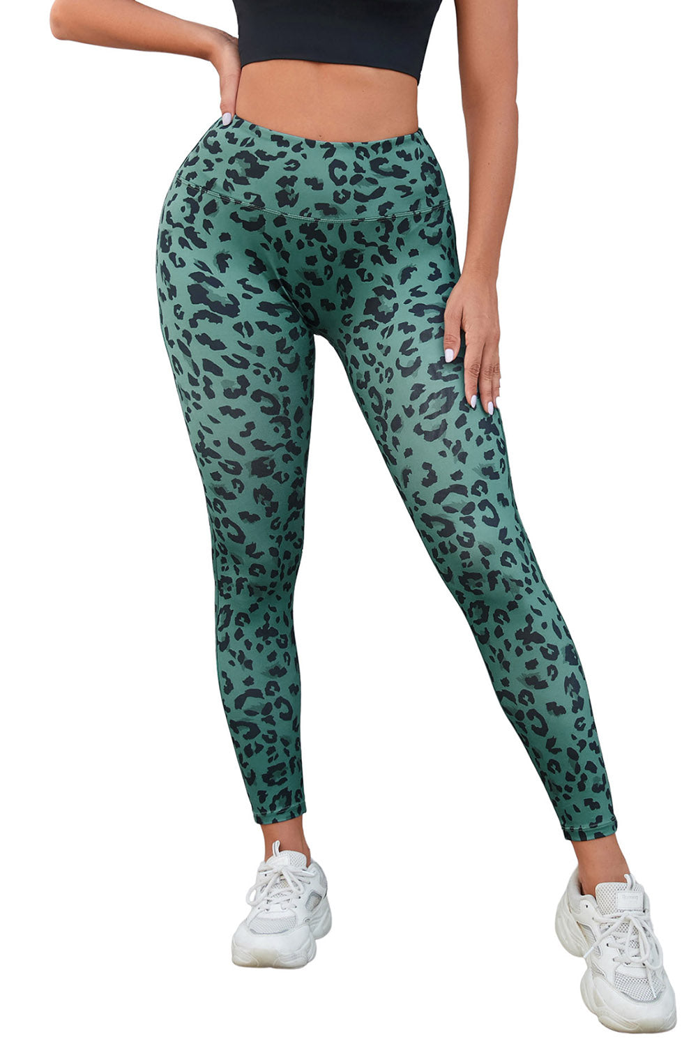 Classic Leopard Print Active Leggings