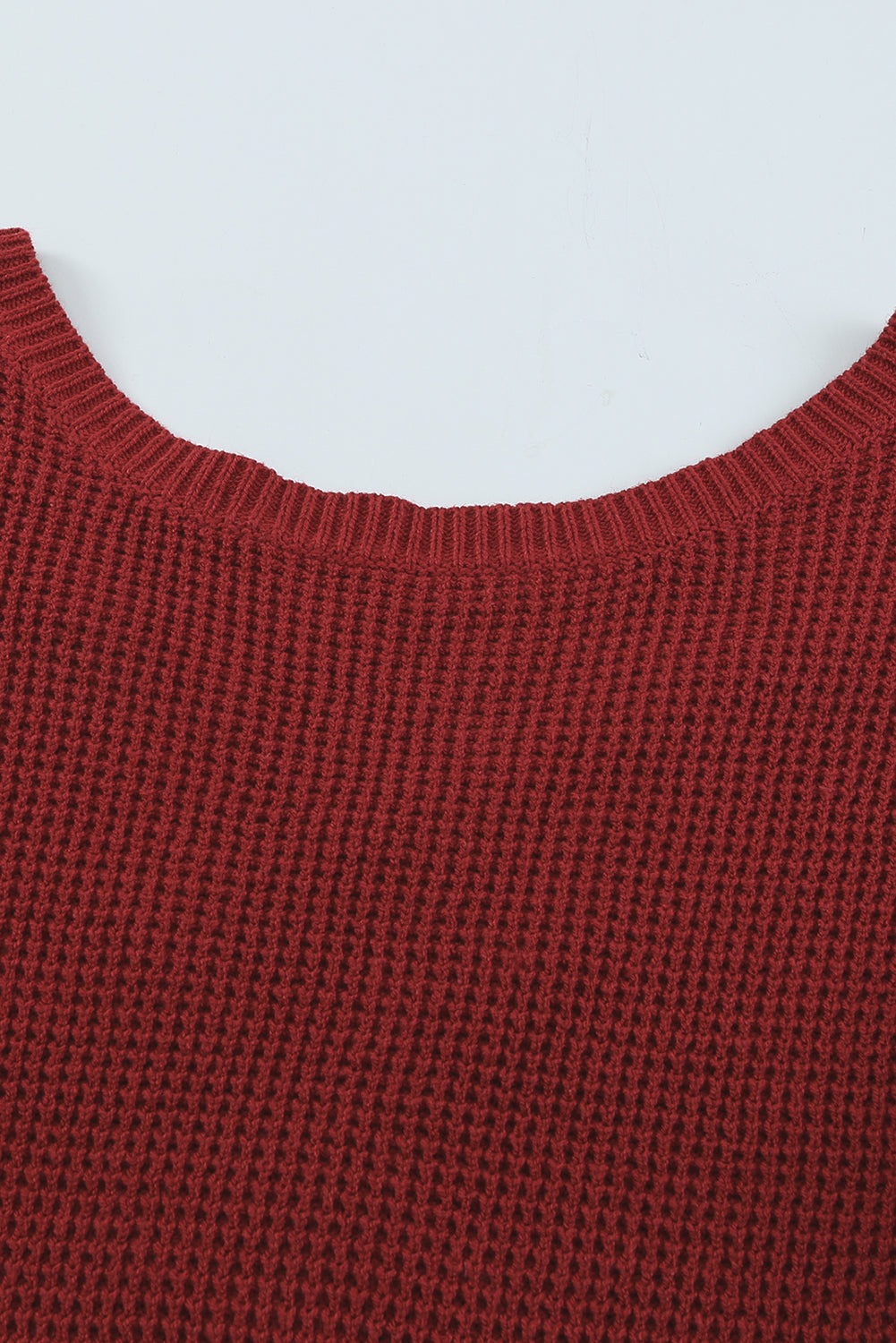 Cross Back Hollow-out Sweater