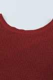 Cross Back Hollow-out Sweater