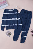 Stripes Long Sleeves and Joggers Lounge Set