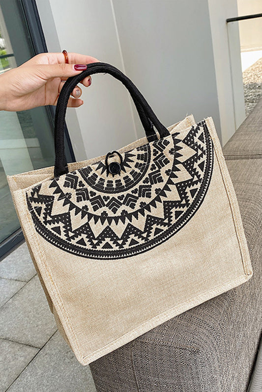 Classic Jute Hessian Reusable Eco Friendly Tote Bag