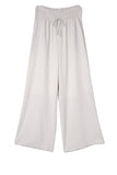 Smocked High Waist Wide Leg Pants