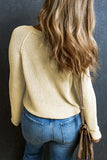 Raglan Sleeve Crewneck Casual Sweater