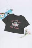 WE TRUST IN DOLLY Western Fashion Graphic Tee