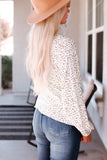 Crew Neck Long Sleeve Blouse