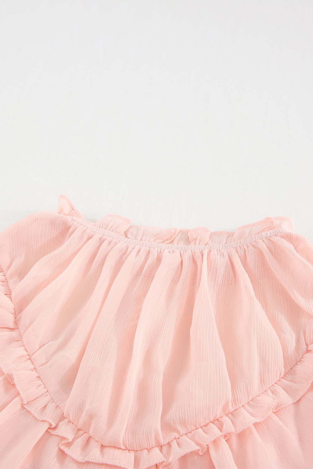 Frilled Detail Tulle Tank Top