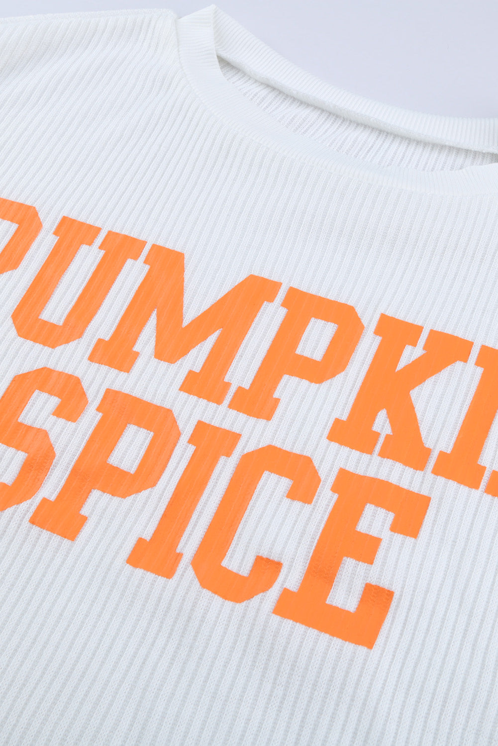 PUMPKIN SPICE Haut en tricot à enfiler graphique