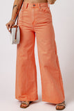 Acid Wash High Waist Wide Leg Jeans