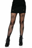 Halloween Skull Pattern Sexy Mesh Pantyhose