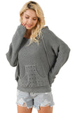 Rivet Kangaroo Pocket Hooded Sweater