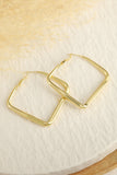 Minimalist Square Hoop Earrings