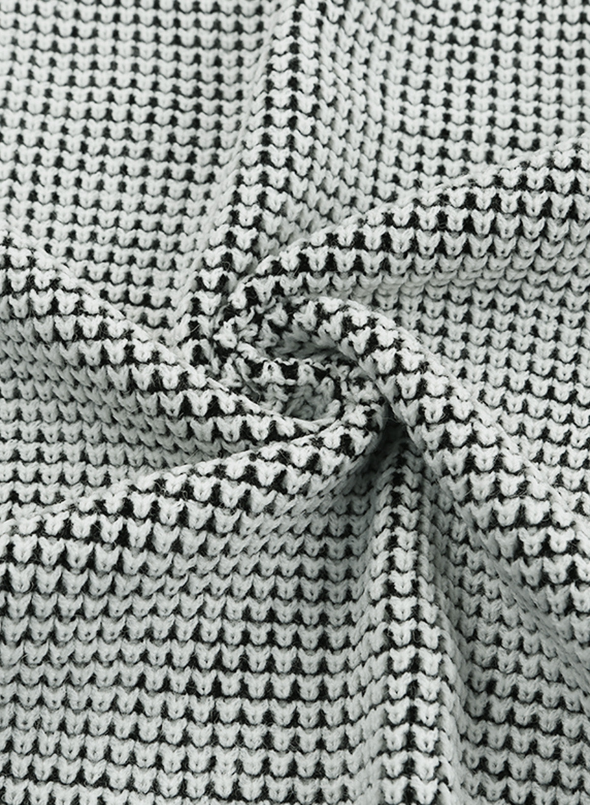 Cardigan gris à poches en tricot texturé