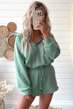 French Terry Hoodie Romper