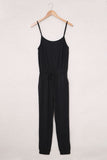 Drawstring Waist Spaghetti Straps Jumpsuit