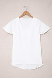 V Neck Short Sleeve Tee