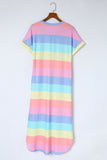 Multicolor Colorblock Knit Tank Top