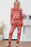 Christmas Tree Reindeer Pullover and Pants Lounge Set