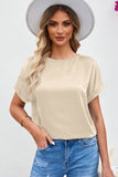 Solid Color Short Sleeve T Shirt