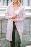 Thumb Holes Drop Shoulder Hoodie Cardigan