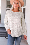 Crew Neck Long Sleeve Blouse