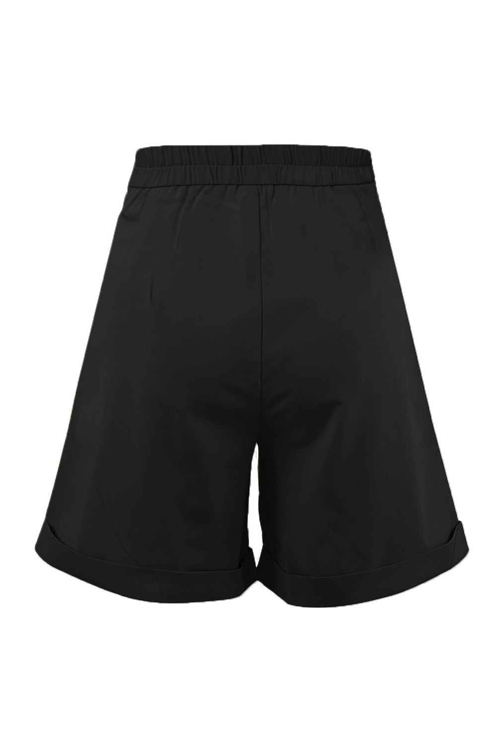 Casual Pocketed High Waist Bermuda Shorts