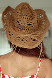 Hollow-out Straw Cowboy Hat