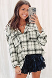 Oversized Plaid Pattern Flannel Shacket